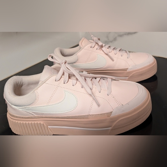 Nike Wmns Court Legacy Lift 'Light Soft Pink’ Sneakers Size 9.5 MSRP $94.99 - Picture 5 of 11